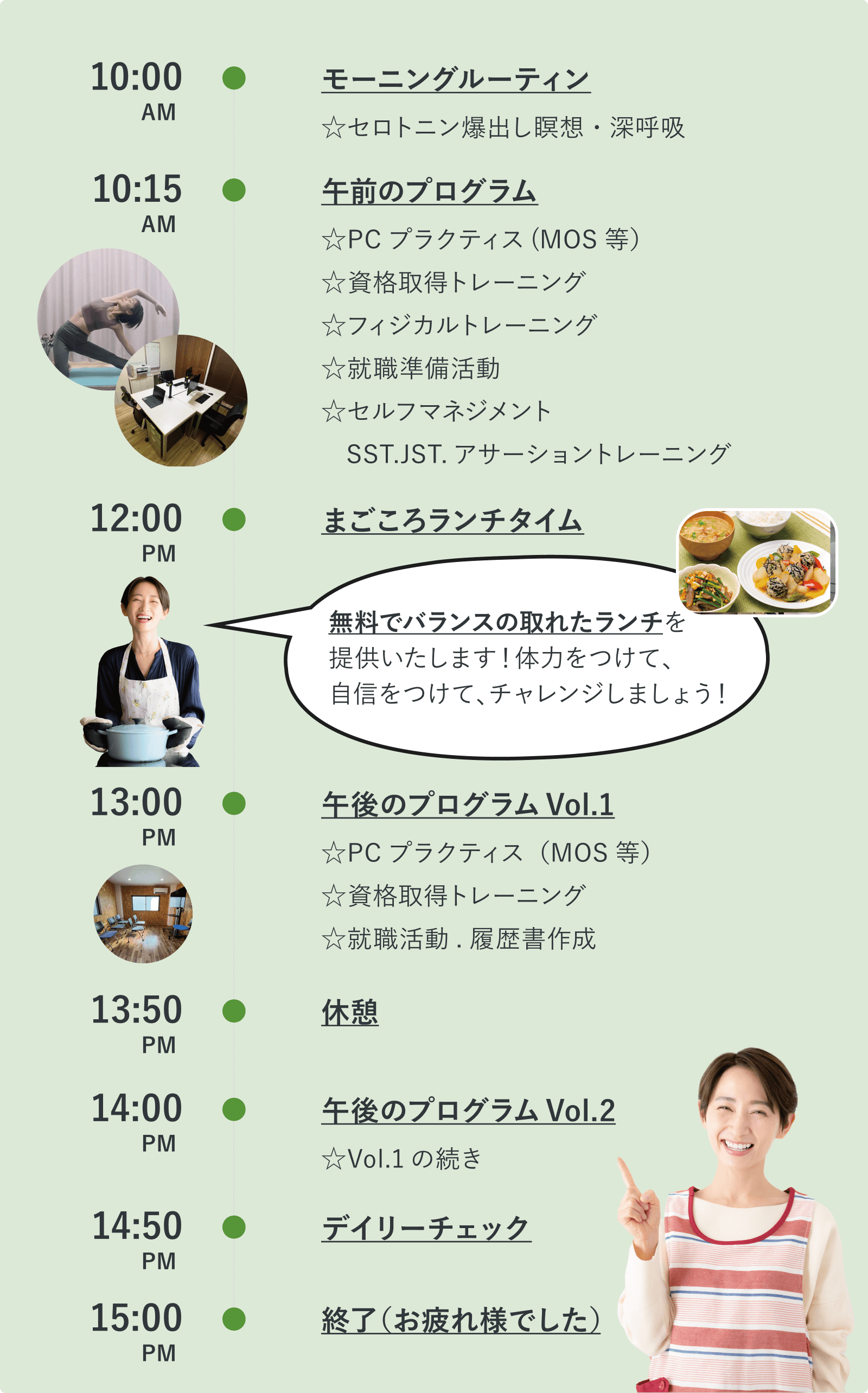 一日の流れ